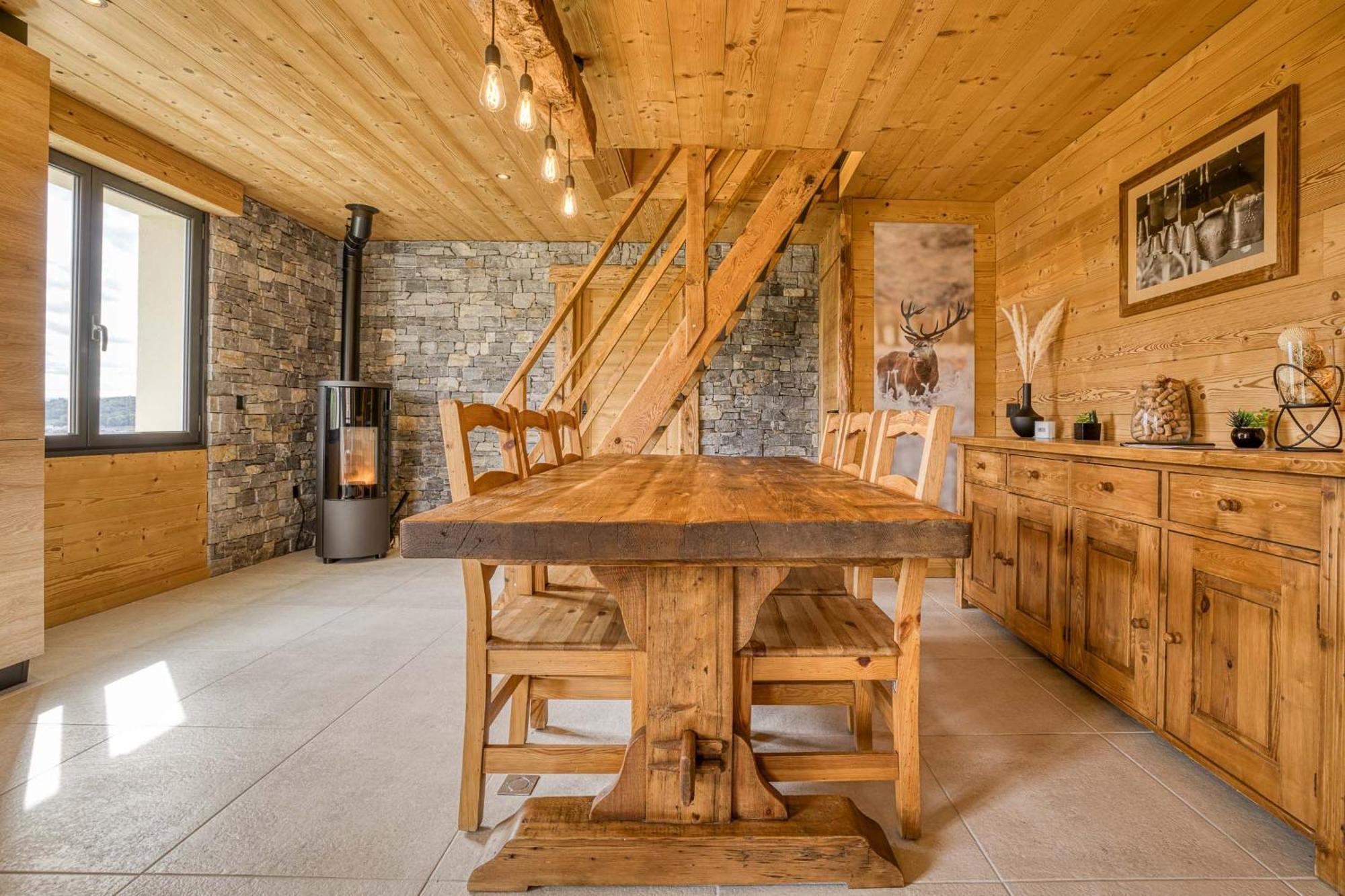 Le Chamois, Chez Le Charpentier D'Antan, La Chaleur Du Bois, Le Calme De La Campagne Apartman Metz-Tessy Kültér fotó